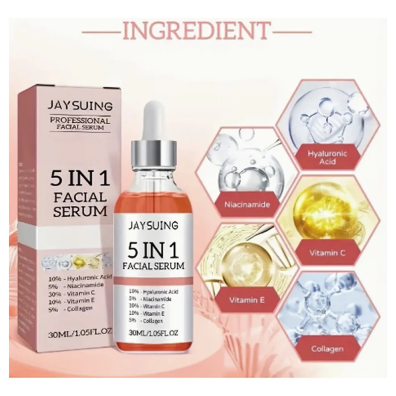 Set Dos Serum Facial 5 En 1 Reduce Poros Dilatados