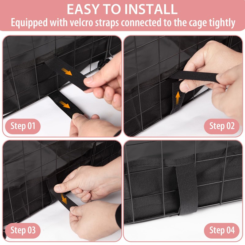 Waterproof Guinea Pig Cage Liner 47.2" X 23.6", Leakproof Bunny