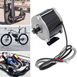 LIYUANJUN Gear Reduction Electric Motor, 24V 500W Electric Bicycle Brushed Motor Reductor for Motorized Bicycles, Pocket Bikes, Electric Dirt Bikes, Brushed DC Motor 3.3FT Power Cable