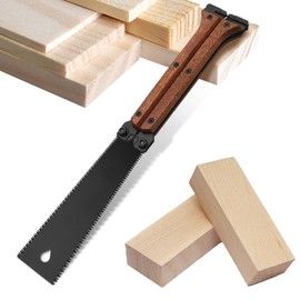 WBJKZJD Folding Saw, 5.5 Inch Small Pocket Hand Saw 11/15TPI Pruning Saw for Smooth and Precise Cuts Flush Cut Saw for Camping Gardening Carpentry