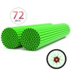 JFG RACING 72 Pcs Green Motorcycle Spoke Covers Guards For
