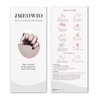 JMEOWIO Halloween Gradient Semi Cured Gel Strips Wraps Nail Art