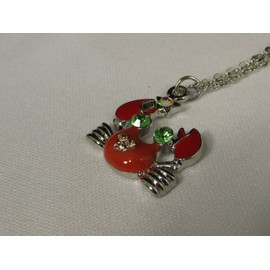 Body Jewelry CUTE WOMEN SILVER METAL CHAINS FASHION ANKLET FOOT CHAIN ORANGE SEA CRAB OCEAN