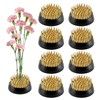 8Pcs 1.34 Inch Brass Flower Frog Kenzan Ikebana Holder Floral