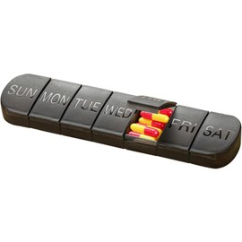 NINFEIQI Weekly Pill Boxes 7 Day 1 Times a Day, 7 Day Pill Box Organiser, Tablet Organiser for Tablets, Vitamins, Medication and Cod Liver Oil