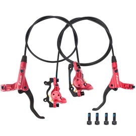 catazer HB-875 Hydraulic Disc Brake Calipers with Brake Levers Oil Cable Rotor Front Rear for MTB Mountain Bike Road Bike E-Bike Scooter Disc Brake (Rear Front & Rear)