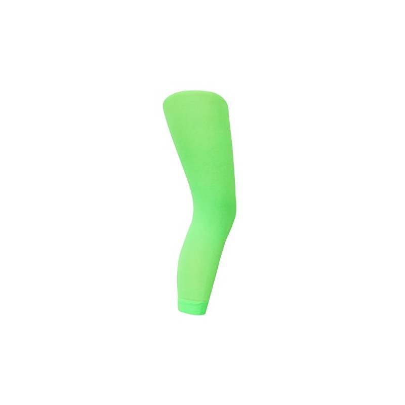 Mysasi Children's Footless Opaque Tights Size. 11-14 years. Neon Green.