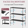 LEIVESTE 3 Tier Metal Shoe Rack Space Saving Stackable 12