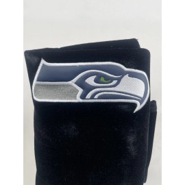 FremontD 2 New Sideless Soft Black Velour Truck Car SUV Seat Cover Seattle Seahawks