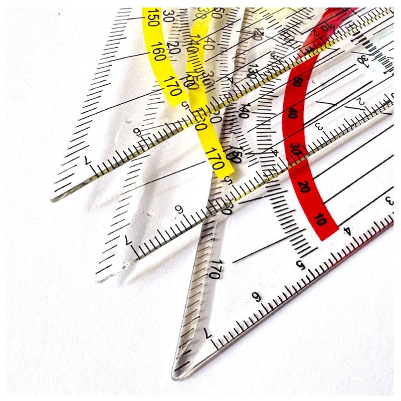 Set of 4 Clear Set with Handle 14 cm Flexible