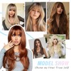 purshine Long Honey Blonde Wig with Bangs for Women, Heat