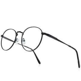 RB.Pilot Round Reading Glasses for Women Men Vintage Retro Blue Light Blocking Computer Readers