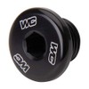 Works Connection Radiator Plug (BLACK) For 13-16 HONDA CRF450R