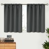 BGment Short Blackout Curtains 36 Inches Length - Rod Pocket