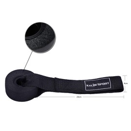 KYLIN SPORT Resistance Band Door Anchor Attachment with Solid Nylon Core Protective Foam Strong Nylon Webbing for Exercise Body Building (Style 2)