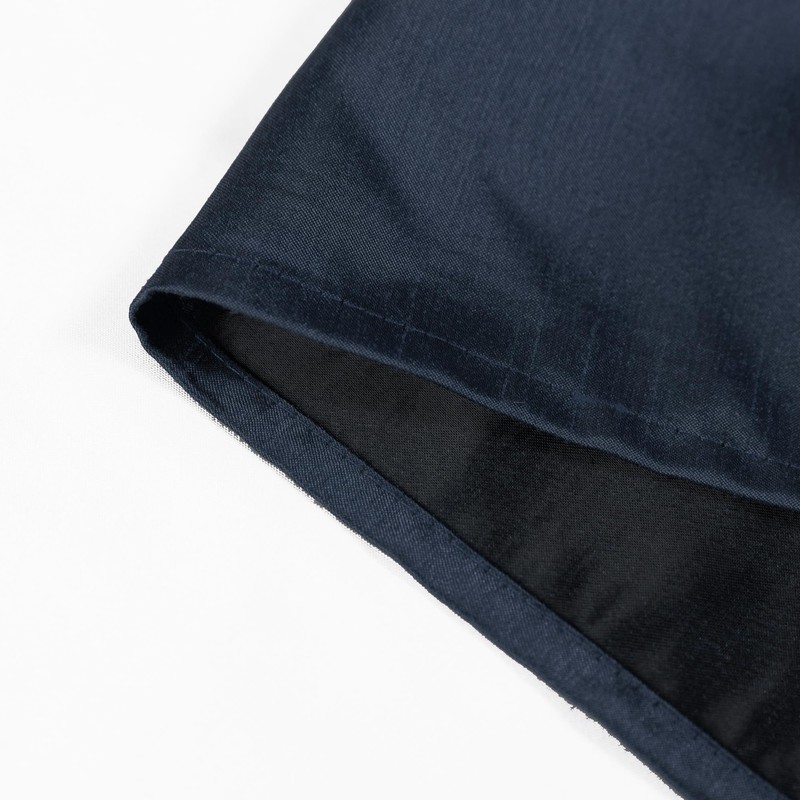 Chyhomenyc Uptown - Cortinas de cocina azul marino de 45