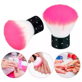 Mafab 2 Piezas Brocha Rubor Sombra Limpia Uñas Polvo Multiusos