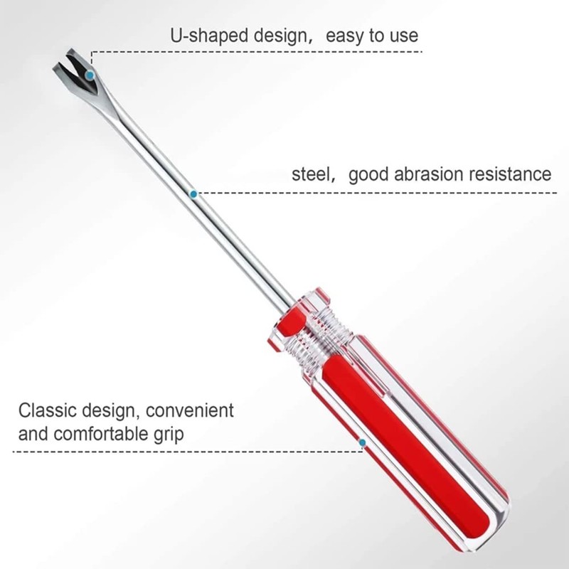 Nail Puller Remover, 6 Inch U Tip Tack Lifter Rivet