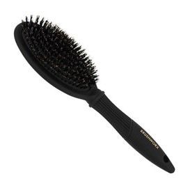Brushworx Gold Oval Cushion Brush Boar Bristle