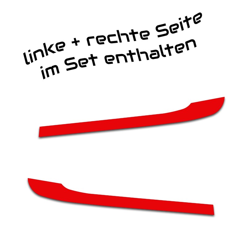 Finest-Folia C018 Rear Lights Foil Set (Red)