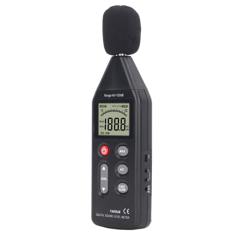 Noise Tester Sound Level Meter High Accuracy Large LCD Screen