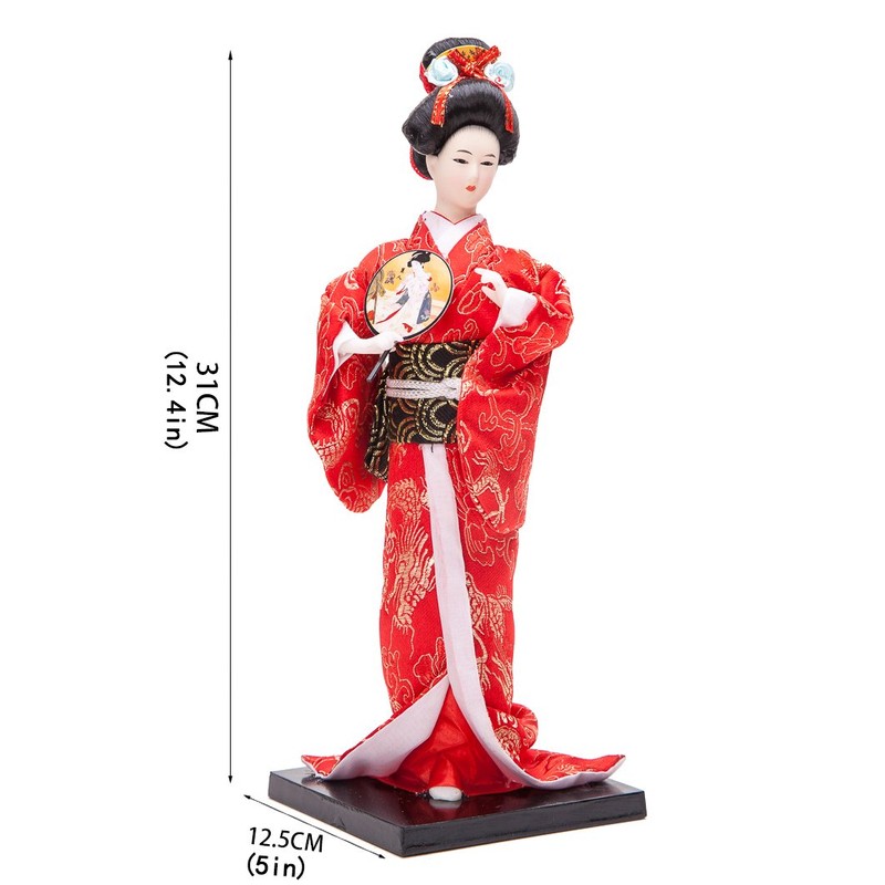 THY COLLECTIBLES 9" Japanese Geisha Oriental Doll DOL9002-9