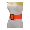 TrendyFashionJewelry Women Wide Neon Orange Belt Hip High Waist Gold