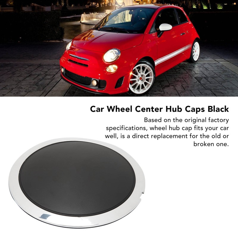 Center Wheel Hup Cap With Chrome Trim 68078419AC Heat Resistant
