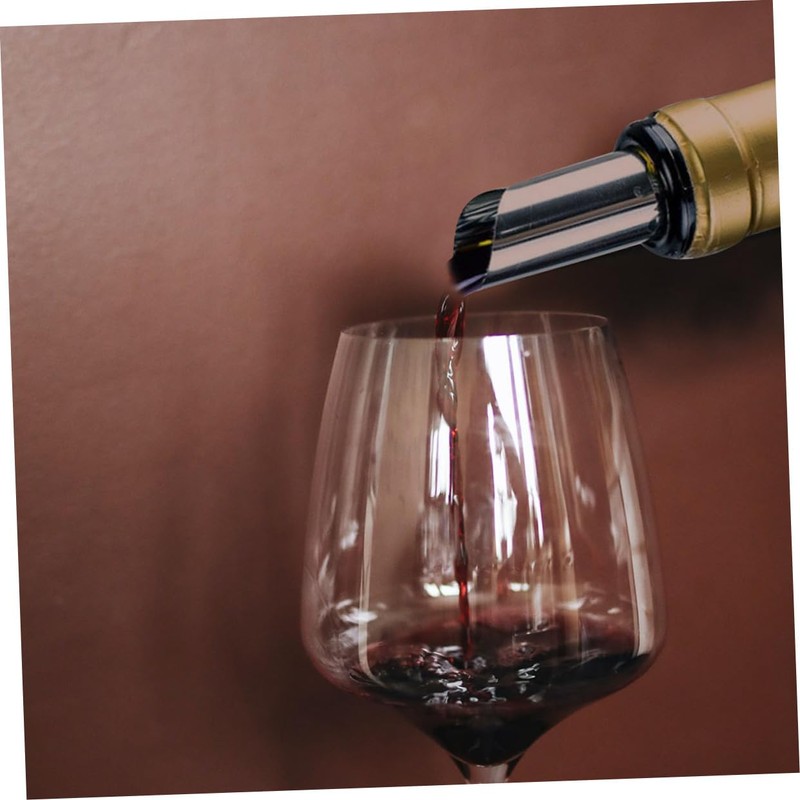 Ciieeo 30pcs Silver Disc Wine Pourer Discs Drip Stop Pour