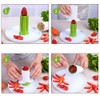 Romeeton Vegetable Divider, Cucumber Carrot Strawberry Fruits Splitter Cutting Slicer