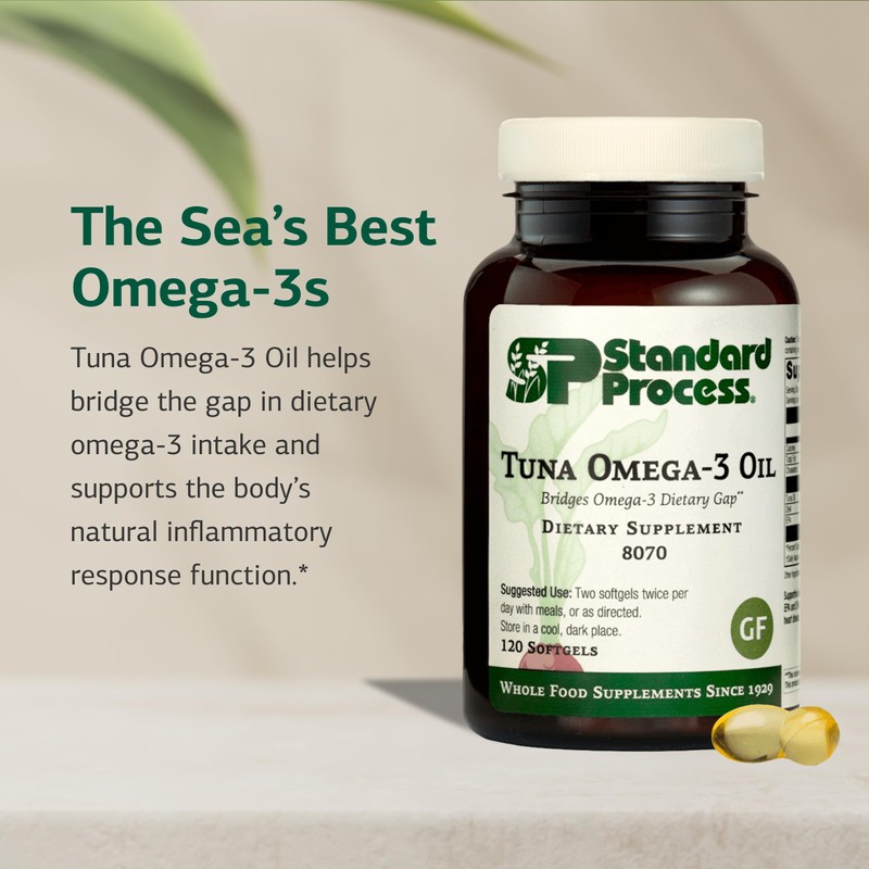 Standard Process Tuna Omega-3 Oil - Brain & Eye Health