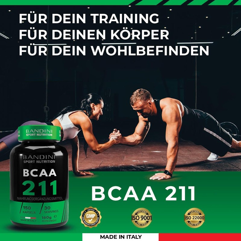 BANDINI® BCAA 211 150 Tablets, BCAA 2.1.1 Branched Chain Amino