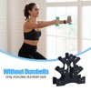 Dumbbell Rack Stand 3 Tier Weight Holder Triangular Weight Rack