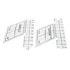 18inch Double Strip Quilting Ruler 60 Degree Diamond Quilt Ruler