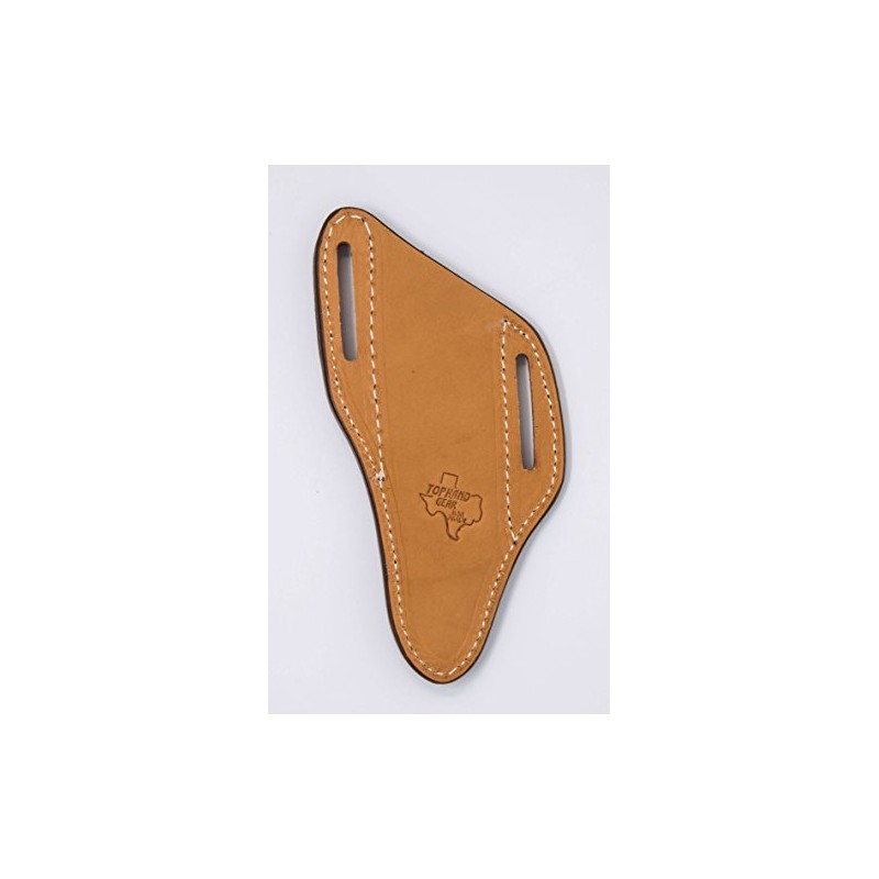 Top Hand Gear Leather Pancake Crossdraw Knife Sheath, Fixed Blade,
