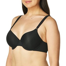 Olga Women's To a Tee Contour Bra, Rich Black, 36C