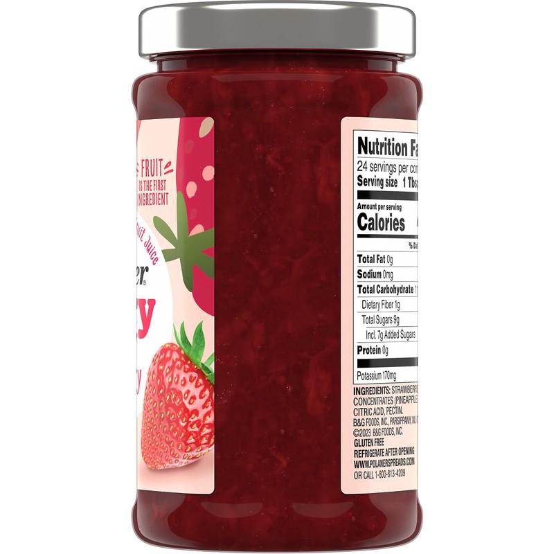 Polaner Verry Berry Fruit Spread, Strawberry, 15.25 Ounce