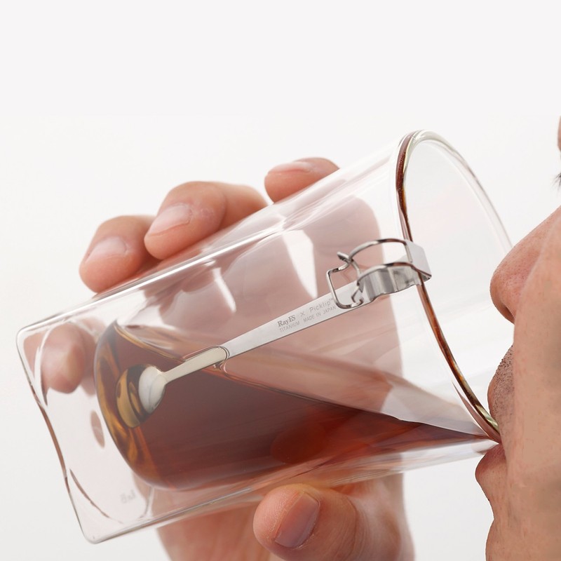 RayES SS-01 Clip-on Titanium Spoon for RDS-002 Dishwasher Safe