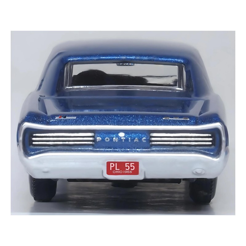 Oxford Diecast 1966 Pontiac GTO Fontaine Blue Metallic 1/87 (HO)