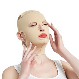 Banda reafirmante Facial Completa, Banda reafirmante Facial en Forma de V, remodela los contornos faciales, Banda reafirmante Ajustable y Reutilizable para mascarilla