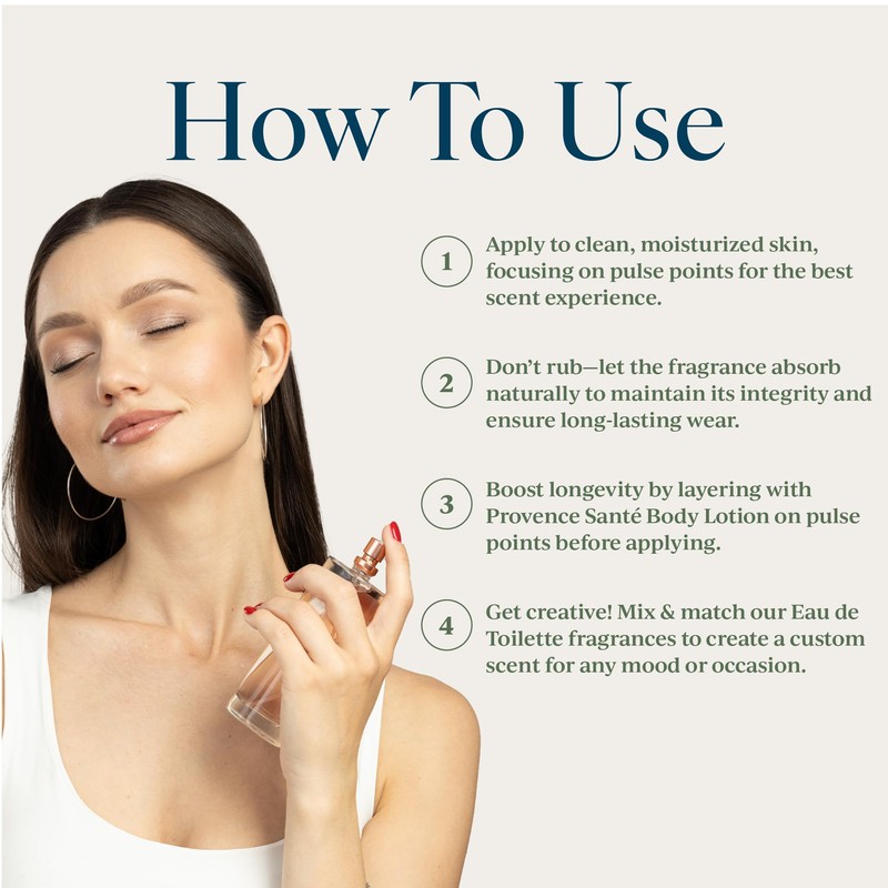 Provence Sante Eau de Toilette Spray - Luxury Long-Lasting Fragrance