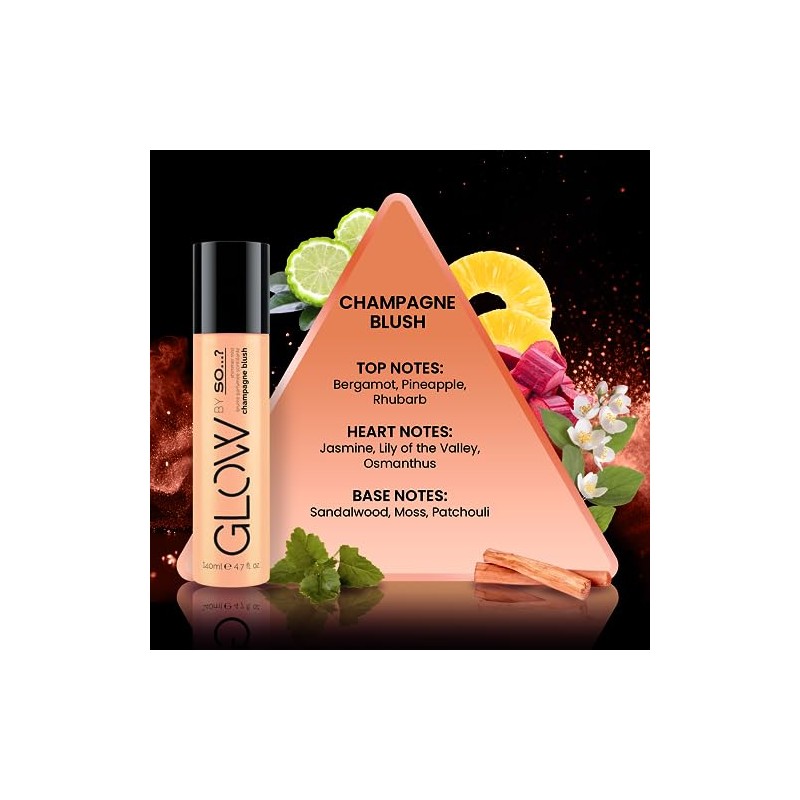 Glow Shimmer Mist - Champagne Blush by So…? for Women