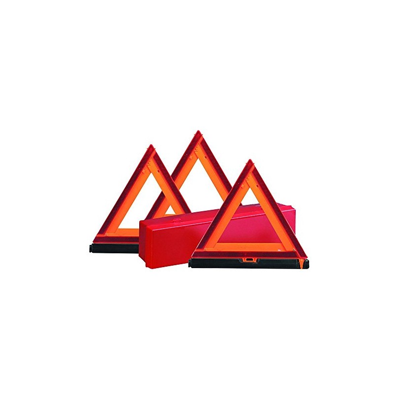 4 Sets, Early Warning Road Safety Triangle Kit, Reflective, 3
