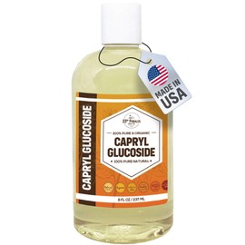33RD PARALLEL SOAP CO. Capryl Glucoside Liquid Surfactant (8 oz) Plant Derived - DIY Skin Care - Facial Cleansers, Body Washes, Shower Gels, Foaming, Body Soap, Shampoos, Baby Products | 8 OUNCES