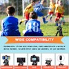 KAKOTOPA Mini Tripod for Camera with 3-Way Pan/Tilt Head 1/4