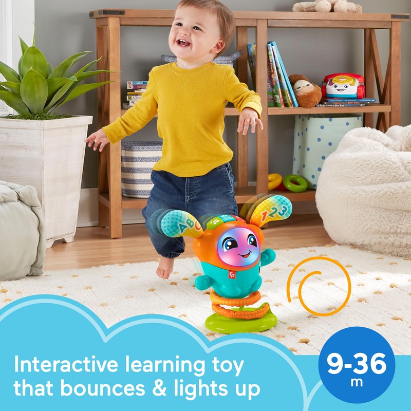Fisher-Price Baby & Toddler Learning Toy DJ Bouncin’ Beats with