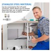 Sewer Rotating Button Jetter Nozzle, Stainless Steel Cleaning Tool Fixed