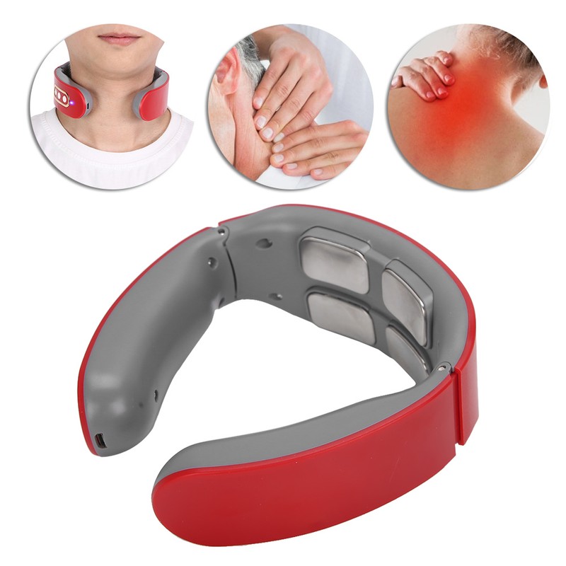 Wireless Neck Massager 9 Gears Adjustment Electric Cervical Vertebra Care