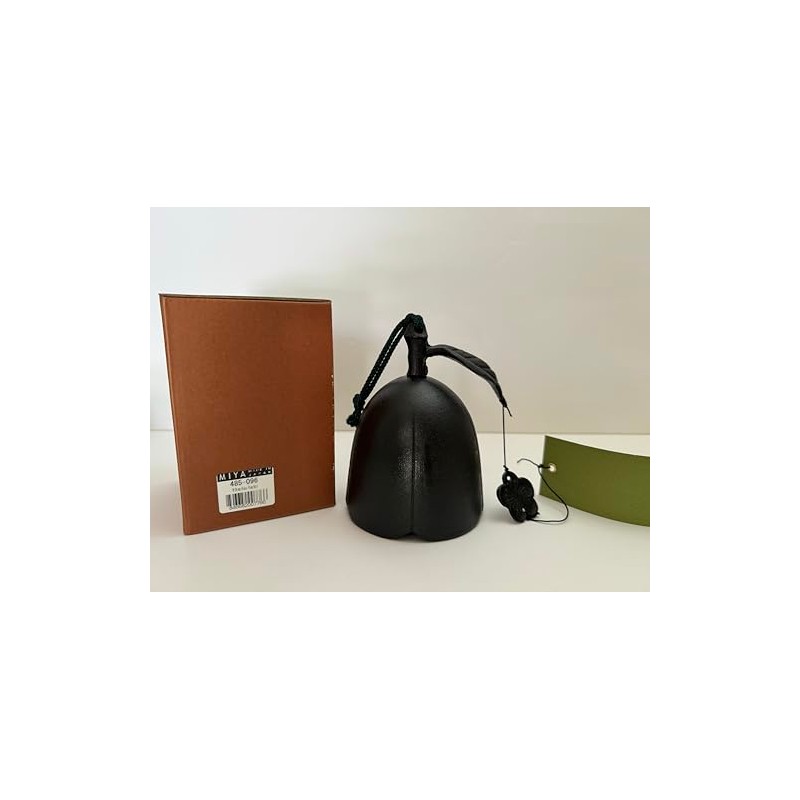123kotobukijapanstore 1pc Japanese 3-1/2dia Black Plum Bell Wind Chime