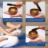 Tibetan Singing Bowl Set Cuencos Tibetanos Meditation Sound Bowl Yoga